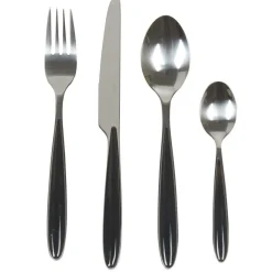 Ménagère 24 pièces noir