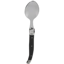 Ménagère 32 pièces noir et gris chromé