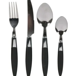 Ménagère 24 pièces noire