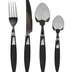 Ménagère 24 pièces noire