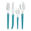 Ménagère Laguiole Evolution 16 pièces turquoise