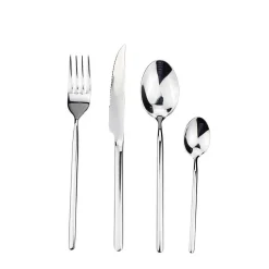 Ménagère moderne en inox 24 pièces