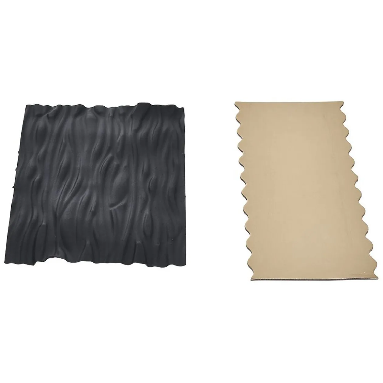 Moule à bûche décor effet bois