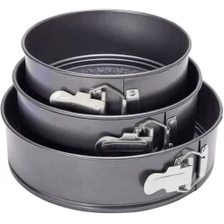 Moule à charnière en métal gris x3