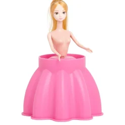 Moule à gâteau princesse avec buste de poupée