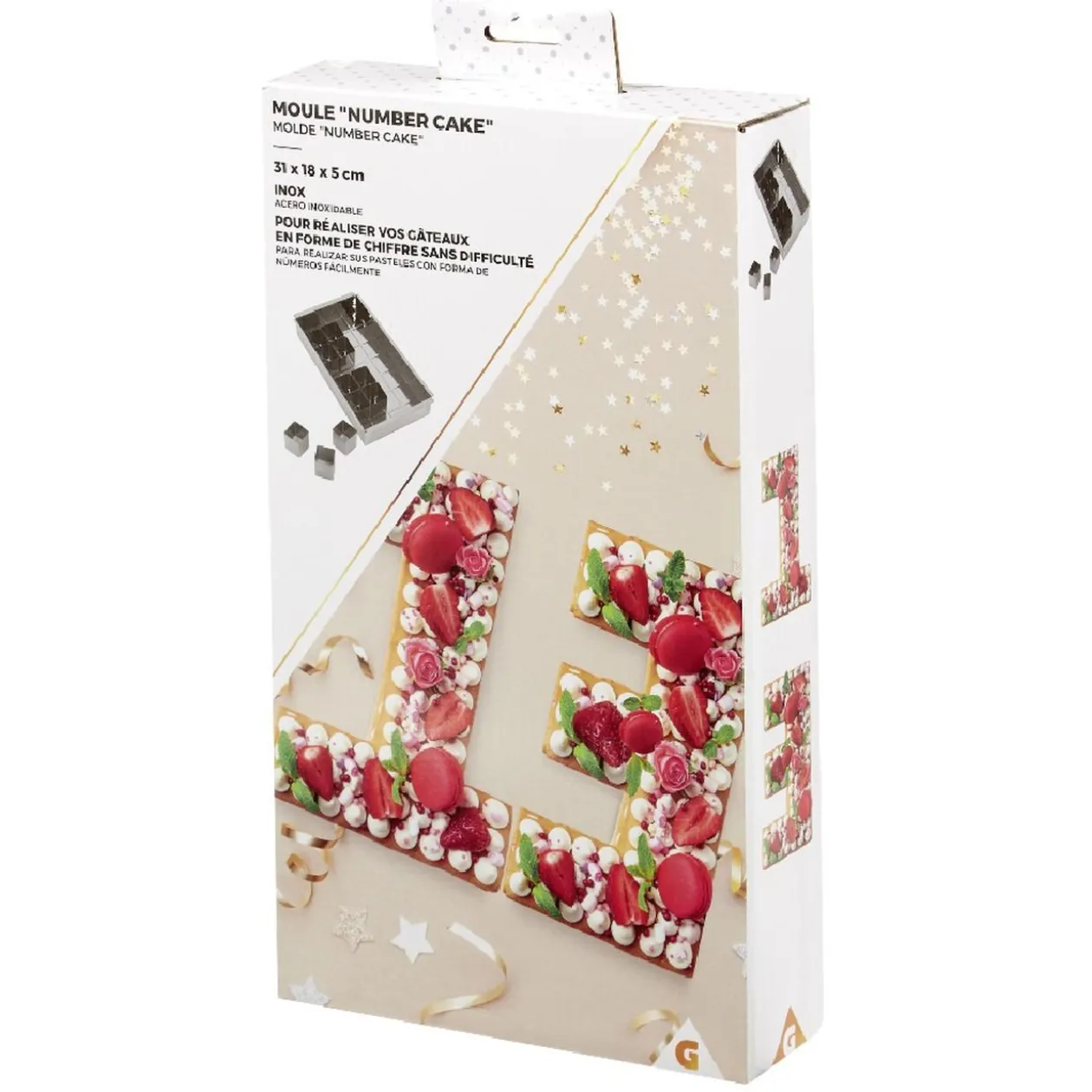 Moule à gâteaux Numéro de 0 à 9