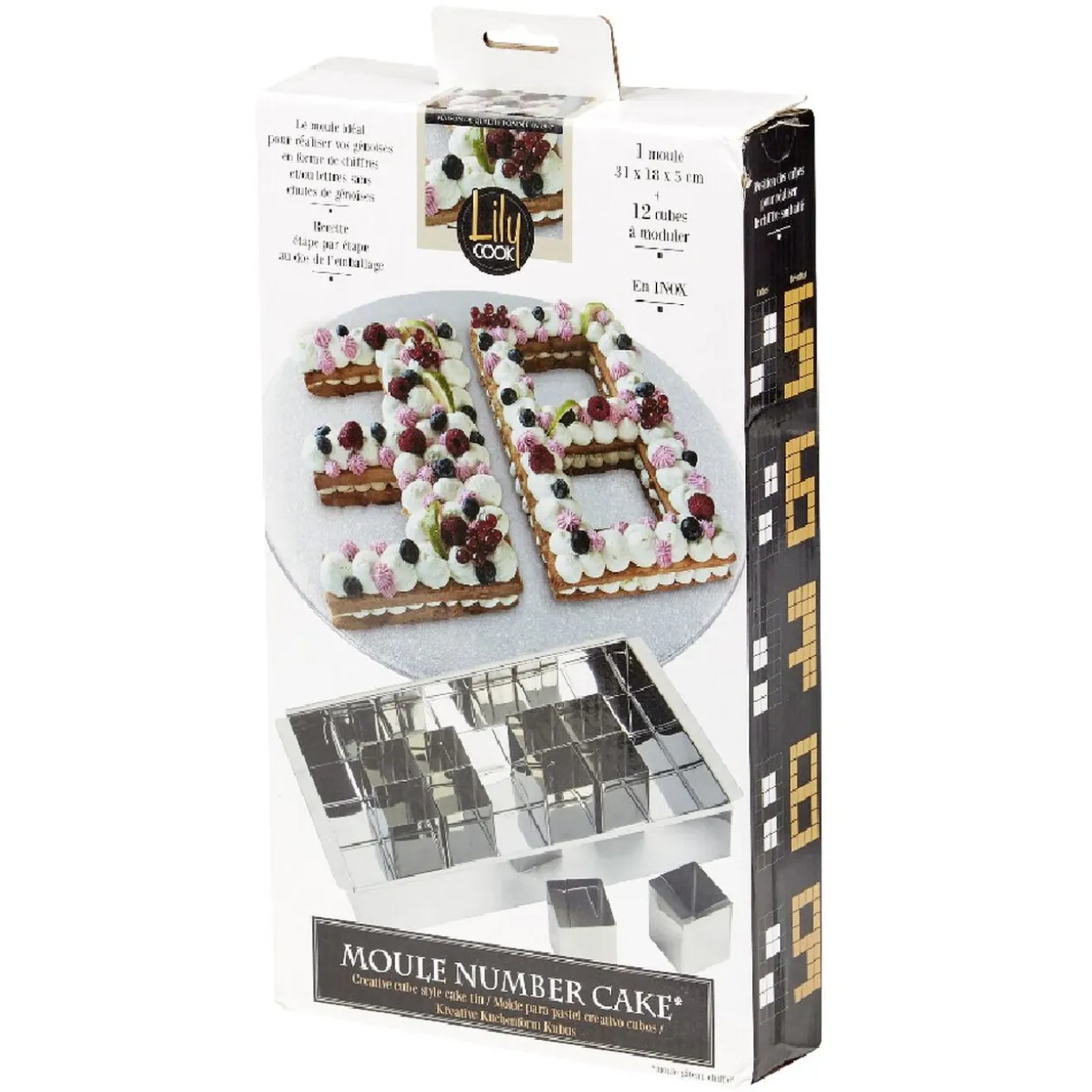 Moule à gâteaux Numéro de 0 à 9