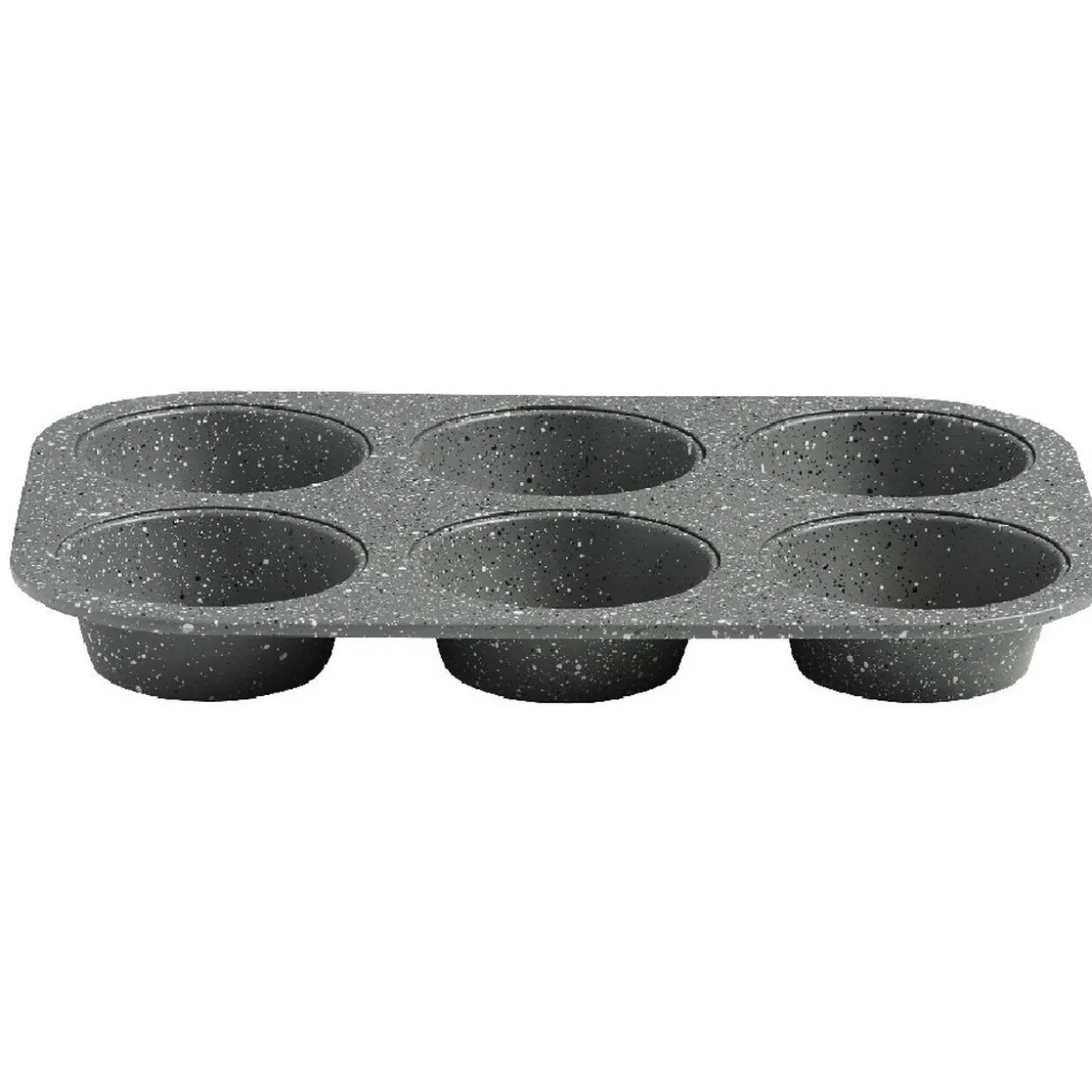 Moule à muffins gris effet marbre