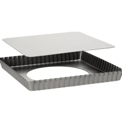 Moule à pâtisserie carré avec fond amovible 23x23 cm