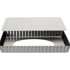 Moule à pâtisserie carré avec fond amovible 23x23 cm