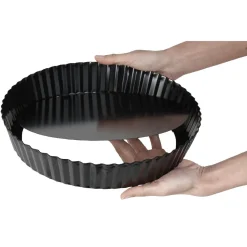 Moule à pâtisserie rond gris