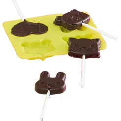 Moule à sucettes silicone x3