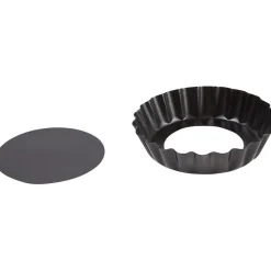 Moule à tartelette avec fond amovible x4