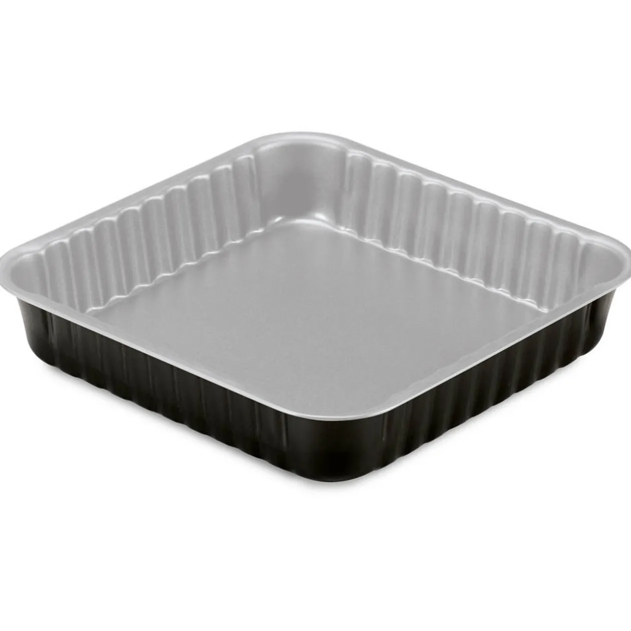 Moule antiadhésif carré Happy Hour gris noir