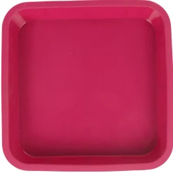 Moule carré silicone rose