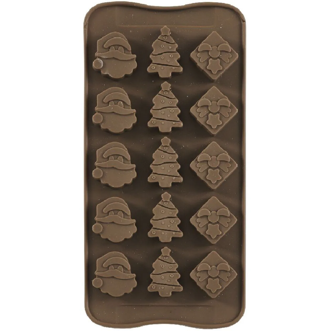 Moule de Noël pour chocolats marron