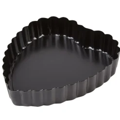 Moule forme mini coeur avec fond amovible x4