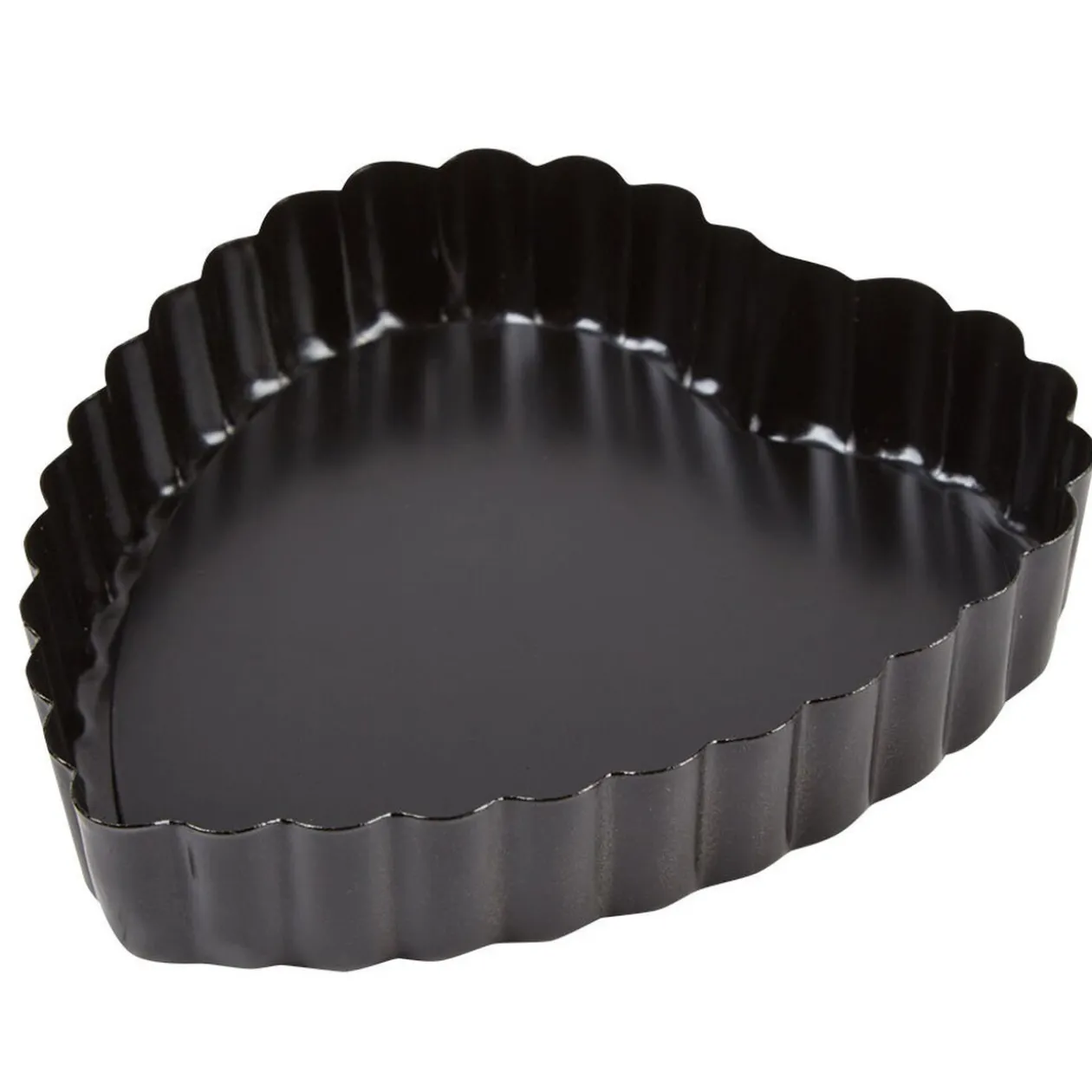 Moule forme mini coeur avec fond amovible x4