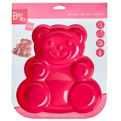 Moule forme nounours silicone rose