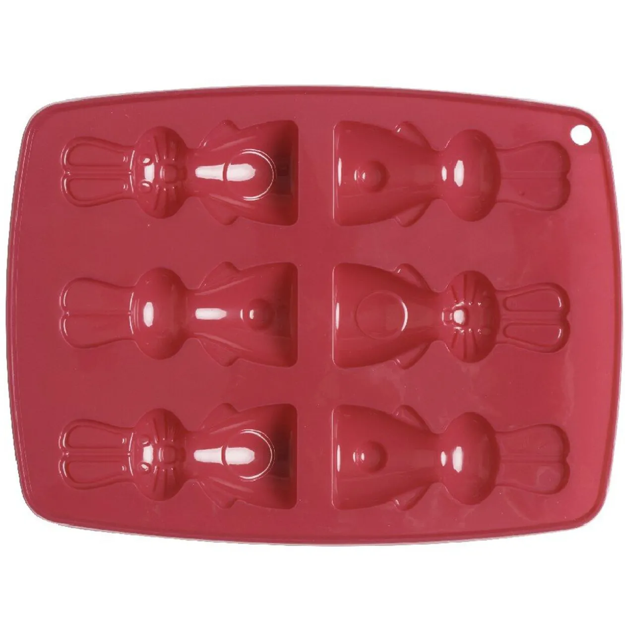 Moule pour chocolats de pâques 4 lapins