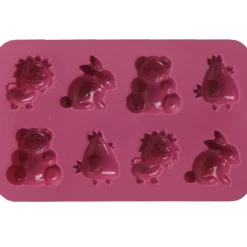 Moule silicone 8 animaux