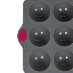 Moule silicone gris 12 minis dômes