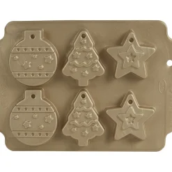 Moule silicone motif sapin boule Noël