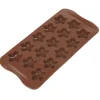Moule silicone pour chocolats 16 empreintes forme étoiles
