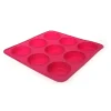 Moule silicone rose 9 tartelettes