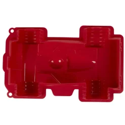 Moule voiture de course 3D silicone rouge