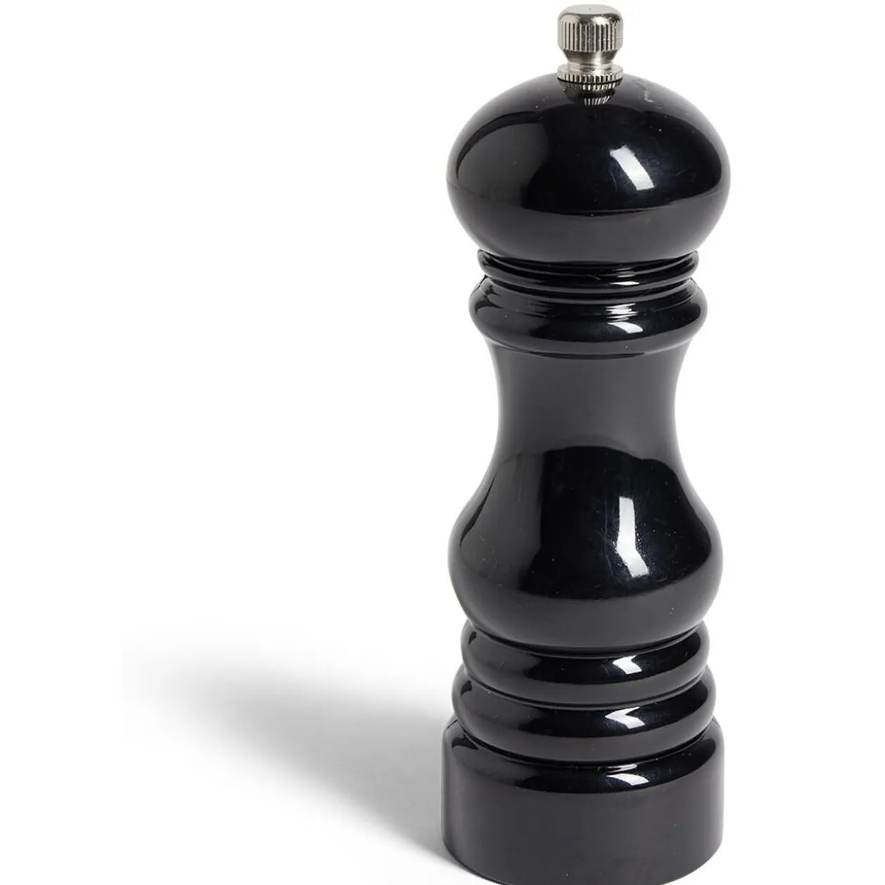 Moulin à poivre en plastique noir H17,5cm