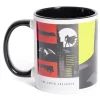 Mug Batman Warner Bros noir rouge jaune 320ml