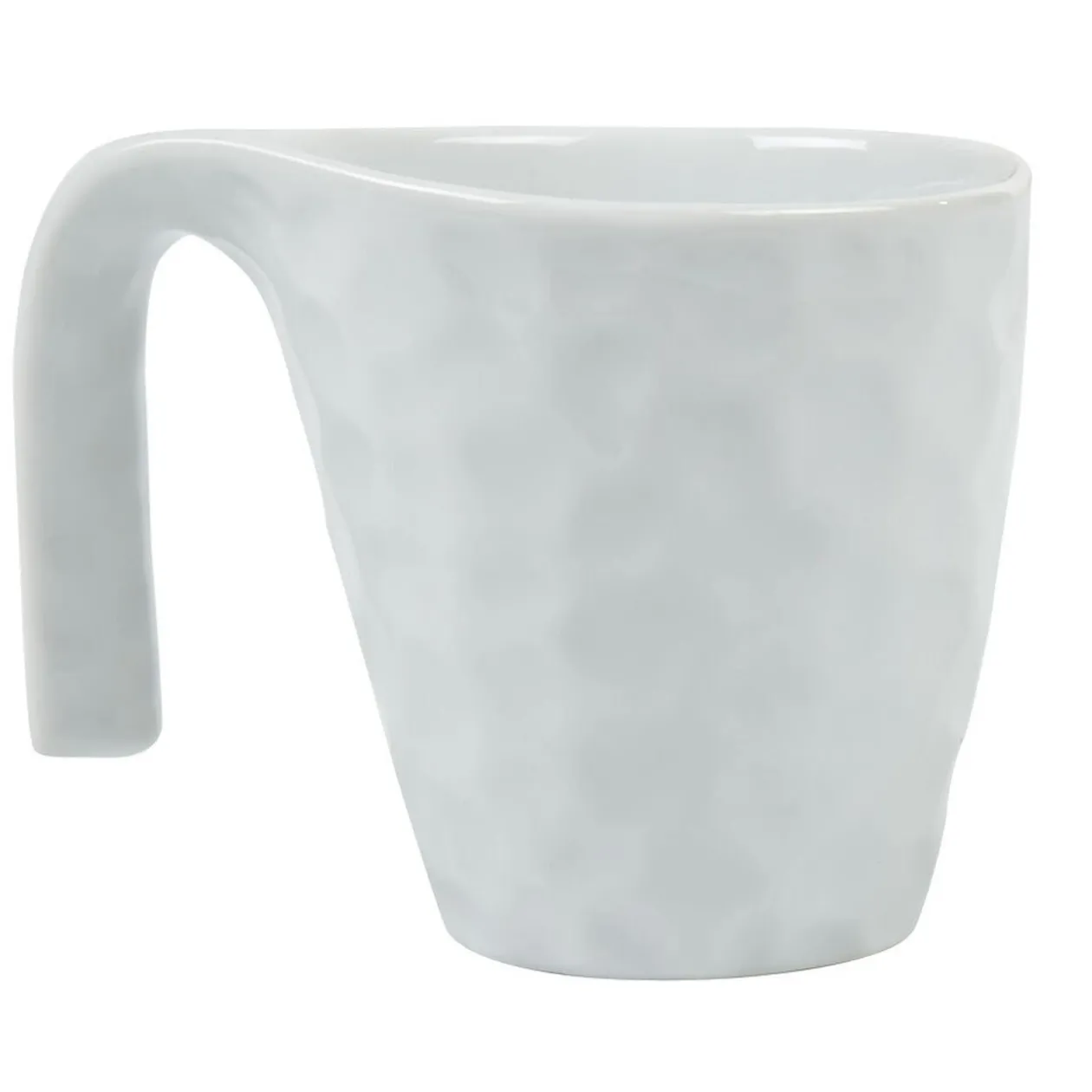 Mug blanc martelé