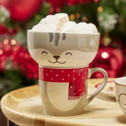 Mug 35,5cl avec bol chat 52cl