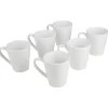 Mug conique blanc x6
