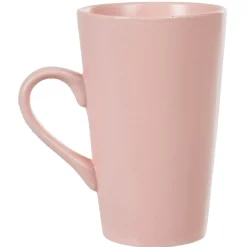 Mug conique en porcelaine rose