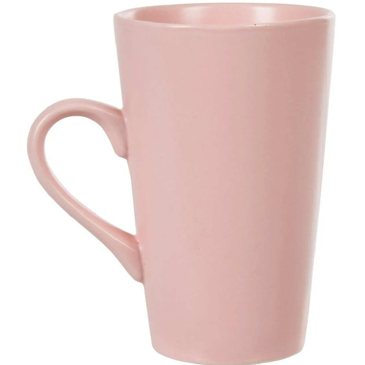 Mug conique en porcelaine rose