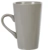 Mug conique en porcelaine gris clair