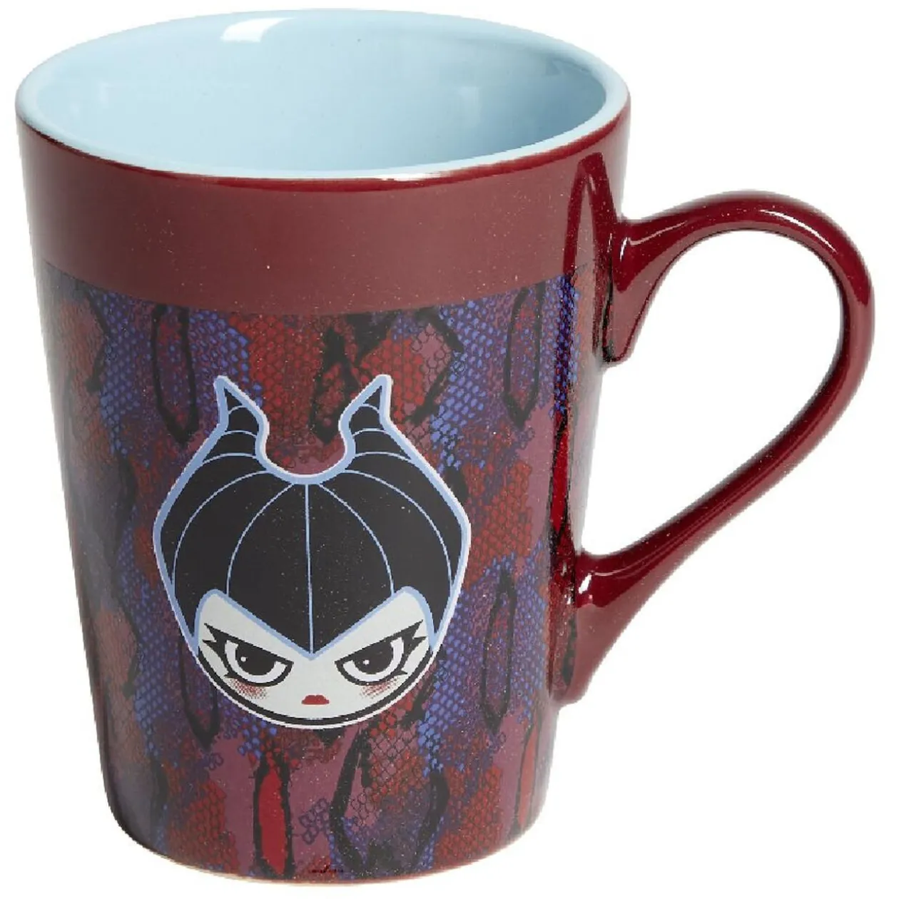 Mug Disney Villains Maléfique bleu et violet H10,5cm