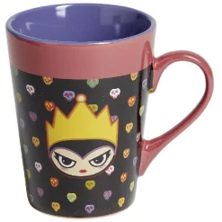 Mug Disney Villains Reine Méchante Grimhilde bleu et jaune H10,5cm