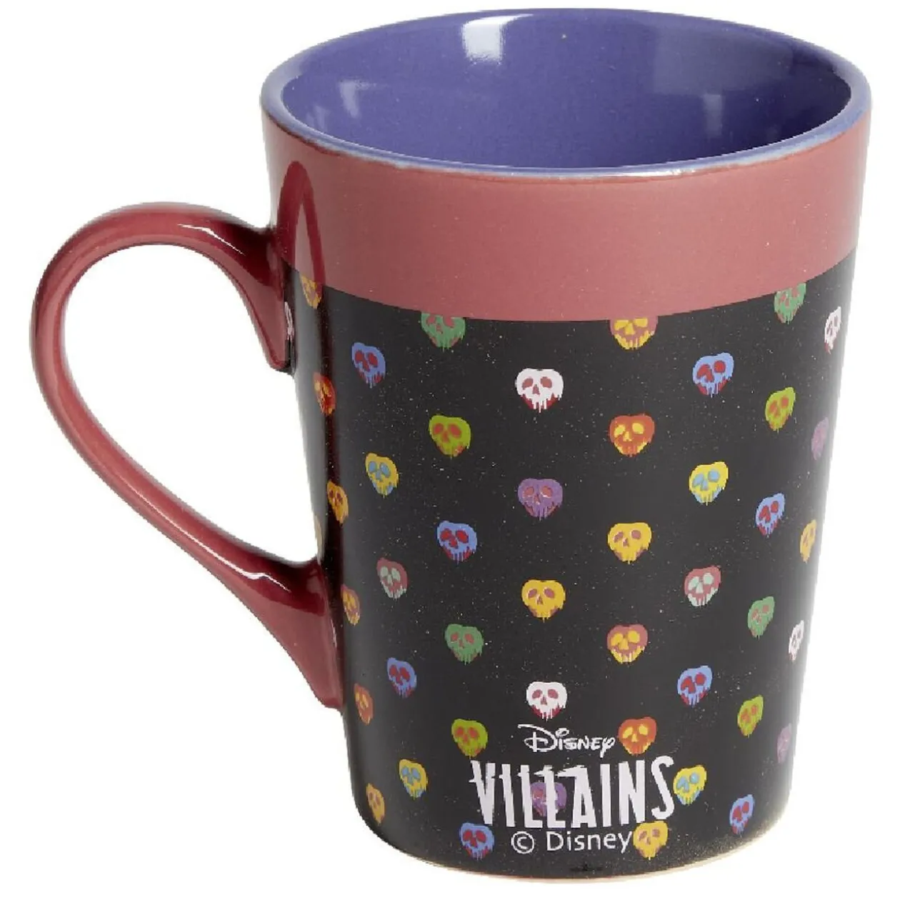Mug Disney Villains Reine Méchante Grimhilde bleu et jaune H10,5cm