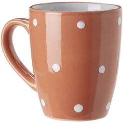 Mug en céramique déco pois coloré x4