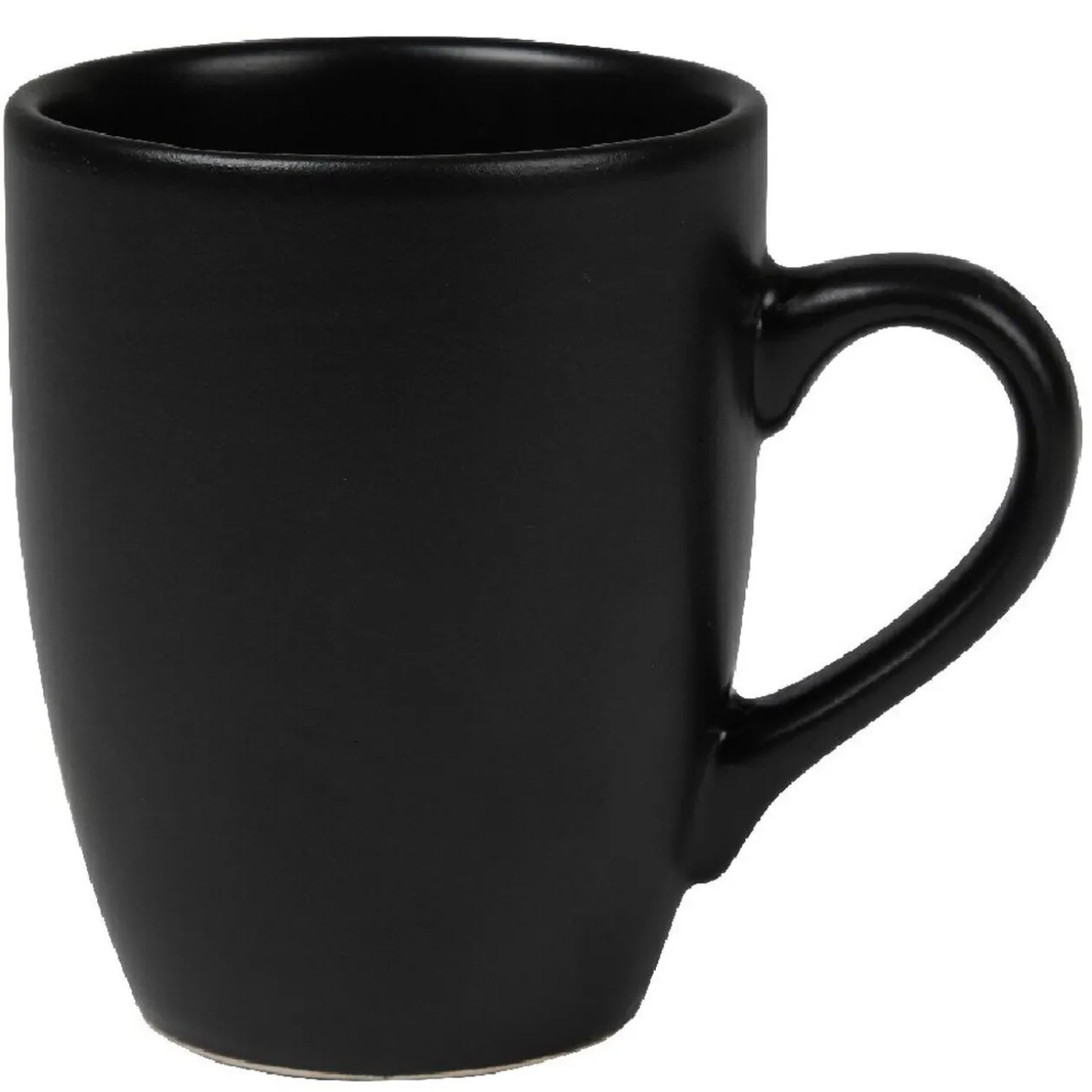 Mug en faïence uni noir
