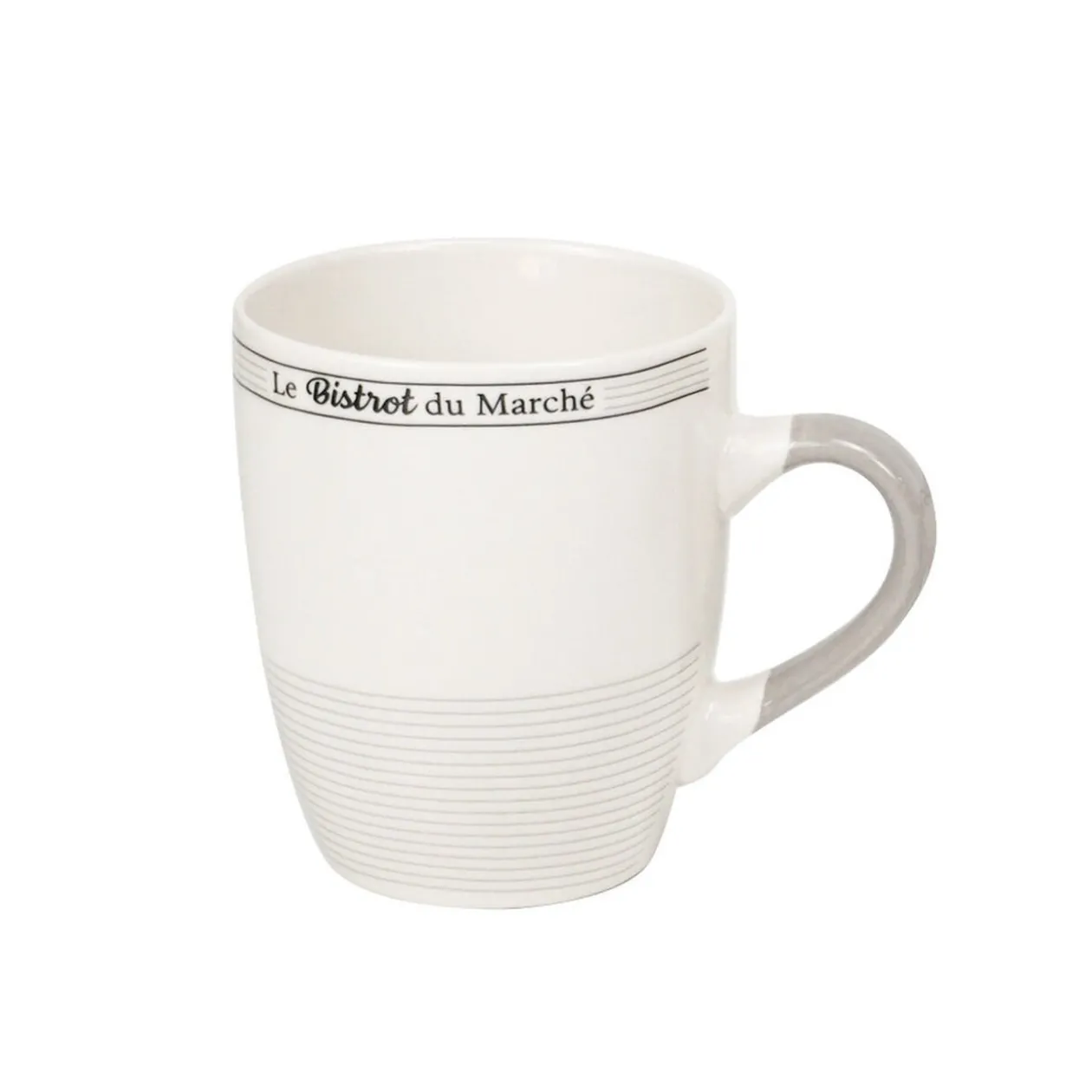 Mug en porcelaine design Bistrot du Marché 33 cl