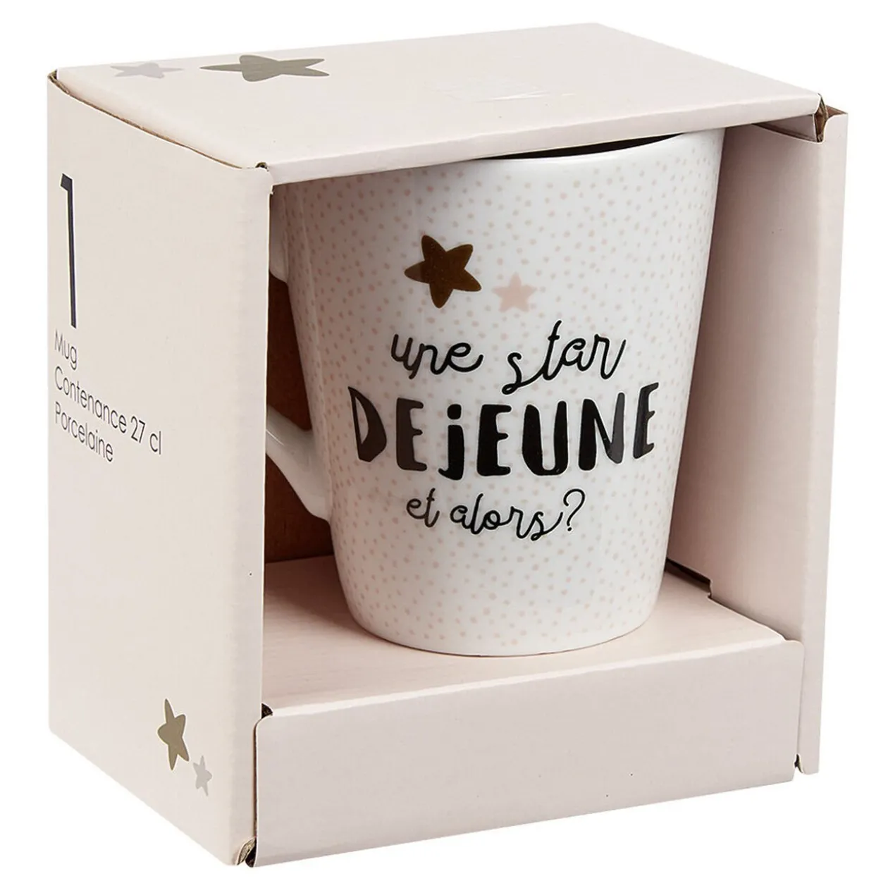 Mug en porcelaine Déjeuner de Star 27cl