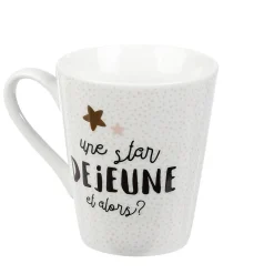 Mug en porcelaine Déjeuner de Star 27cl