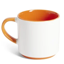 Mug grès bicolore 450mL Ø8,5xH8cm