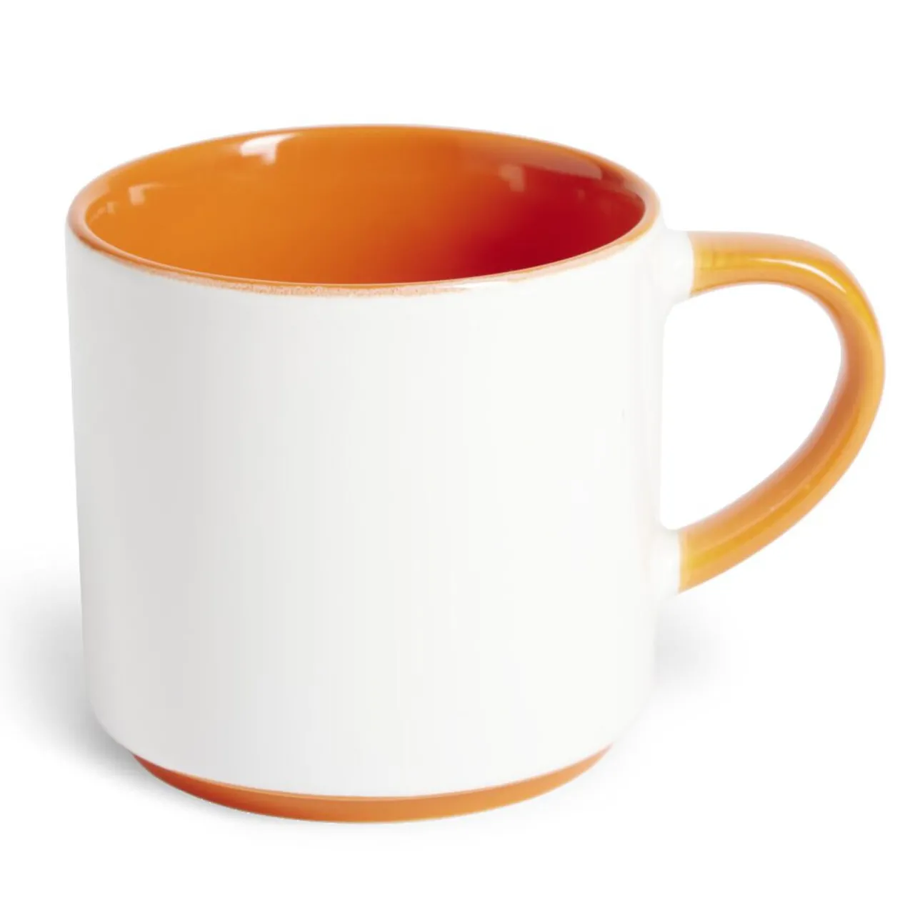 Mug grès bicolore 800mL Ø8,8xH13,5cm