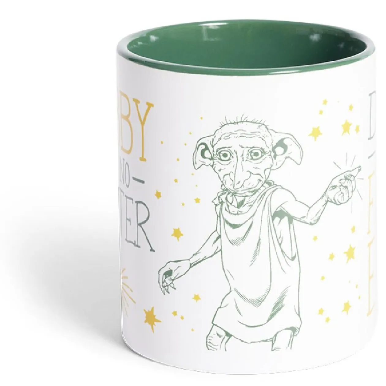 Mug Harry Potter Dobby blanc et vert 315ml