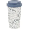 Mug imprimé avec couvercle uni 400 ml